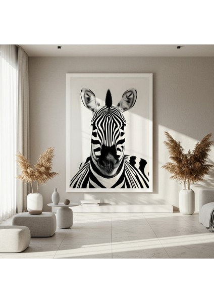 Şık Zebra Portresi Tablosu fırsatları
