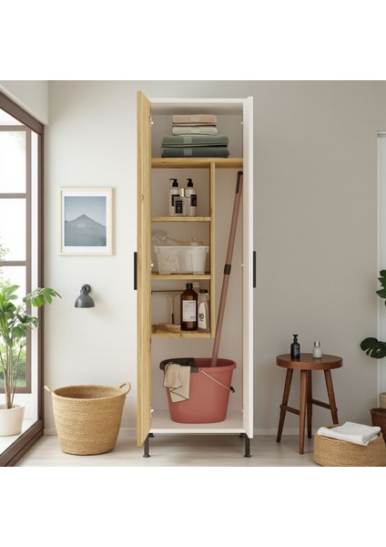 Çok Amaçlı Dolap Vileda Banyo Dolabı Beyaz fiyatları