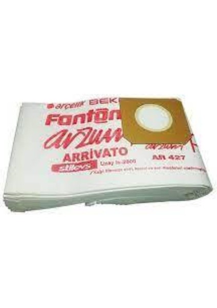 1400 Süpürge Kağıdı Toz Torbası 10 Adet Beyaz ve Pratik Kullanım