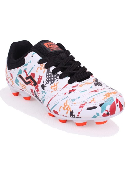 32202 Beyaz Krampon Çocuk Futbol Ayakkabı