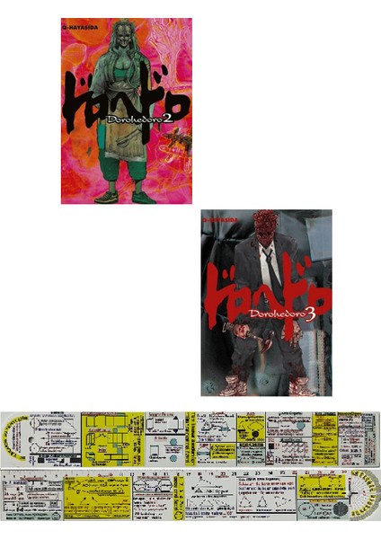 Dorohedoro 2-3. Ciltler Manga Seti + Mat. Öğreten Cetvel