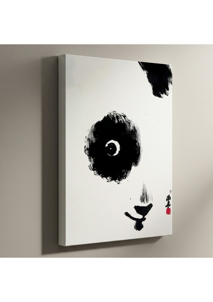 Panda Gözü Soyut Sanat Tablosu