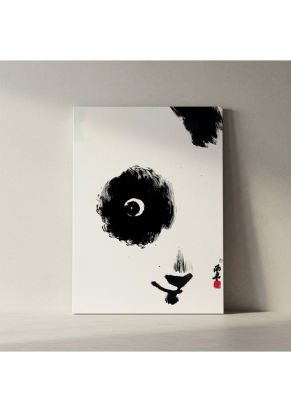 Panda Gözü Soyut Sanat Tablosu fiyatları