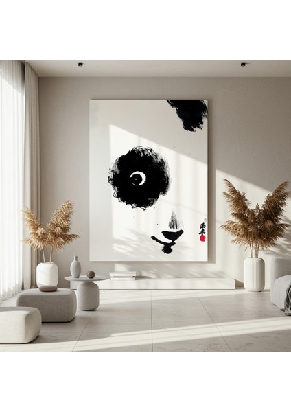 Panda Gözü Soyut Sanat Tablosu fırsatları