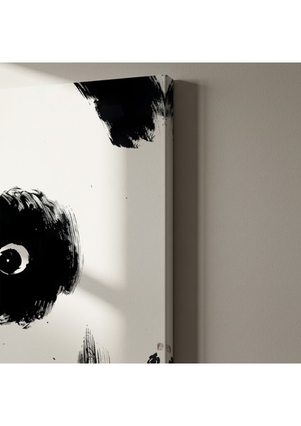 Panda Gözü Soyut Sanat Tablosu indirimleri