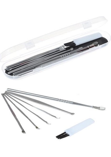 Buffer® 6 Parça Paslanmaz Çelik Kulak Balmumu Toplayıcı Çıkarıcı Temizleyici Bakımı Çubuk Seti fiyatları