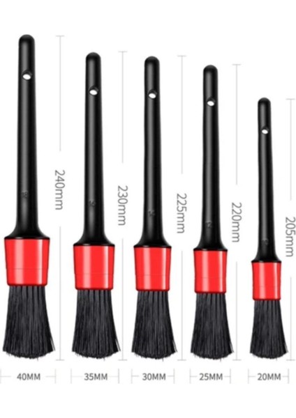 Buffer® 5’li Çok Amaçlı Araç Içi ve Dış Yüzey Temizlik & Detaylandırma Fırça Seti fırsatları