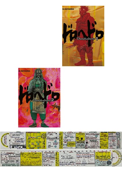 Dorohedoro 1-2. Ciltler Manga Seti + Mat. Öğreten Cetvel