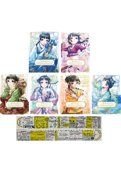 Şifacı Günceleri 7-8-9-10-11-12. Ciltler Manga Seti + Mat. Öğreten Cetvel
