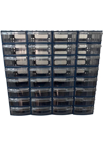 Plastik Çekmeceli Kutu 32 Çekmeceli 710-M