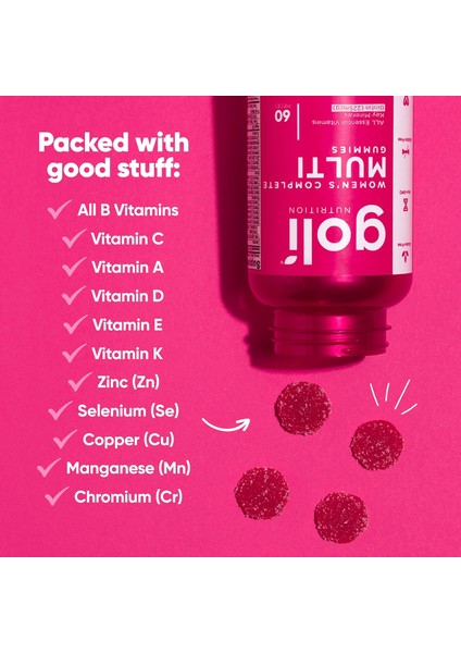 Women's Complete Multi 60 Gummies modelleri
