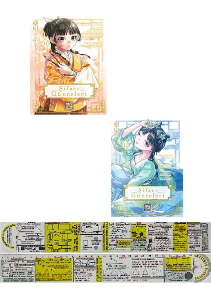 Şifacı Günceleri 11-12. Ciltler Manga Seti + Mat. Öğreten Cetvel