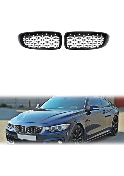 Bmw F32 2014-2019 Krom Daimond Ön Panjur-Ön Böbrek