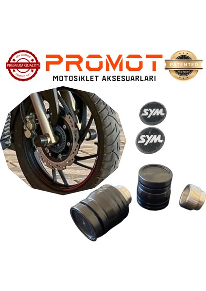 Motosıklet Koruma Sym Joyride Ön Aks Koruma Takozu