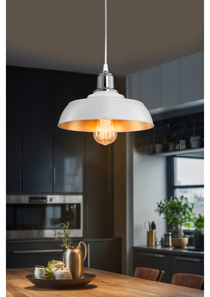 Beyaz Sarkıt Avize Yatak Odası Salon Mutfak Koridor Şık Lamba