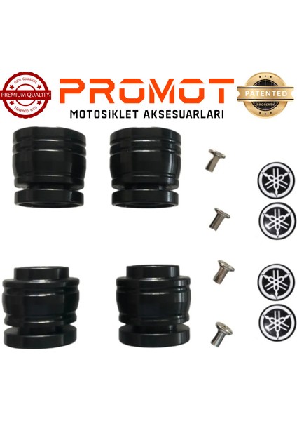 Motosıklet Koruma Yamaha R25 Aks Koruma Takozu Set