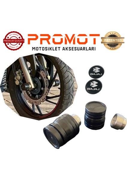 Motosıklet Koruma Bajaj Dominar 250 Ön Aks Koruma Takozu