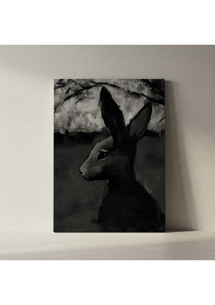 karanlık tavşan portresi tablosu fiyatları