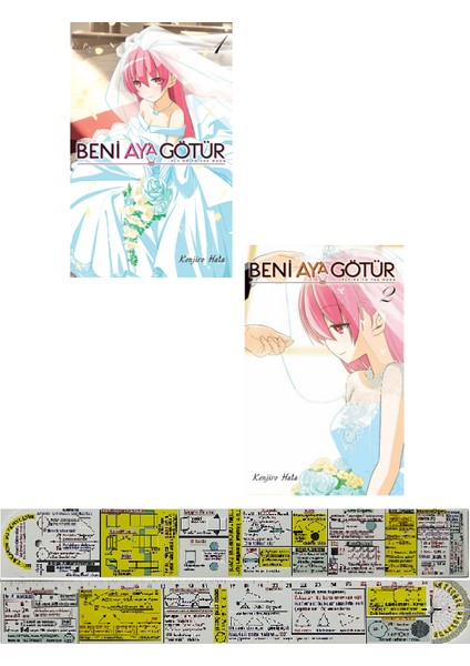 Beni Aya Götür 1-2. Ciltler Manga Seti + Mat. Öğreten Cetvel