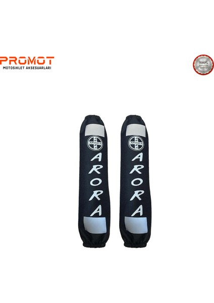 Arora Max-T Beyaz Amortisör Kılıfı Reflektörlü