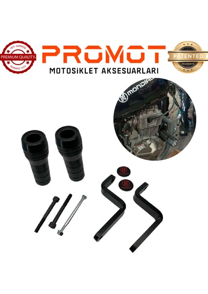 Motosıklet Koruma Mondial Vulture 125 / 150 Koruma Takozu