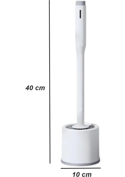 Sensörlü Çöp Kovası Antibakteriyel Uv Işıklı 20 Litre + Deterjan Hazneli Beyaz Silikon Klozet Fırçası-Bys
