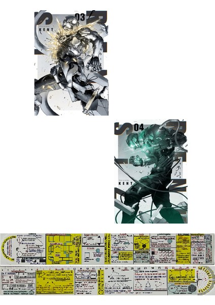 Renksiz 3-4. Ciltler Manga Seti + Mat. Öğreten Cetvel