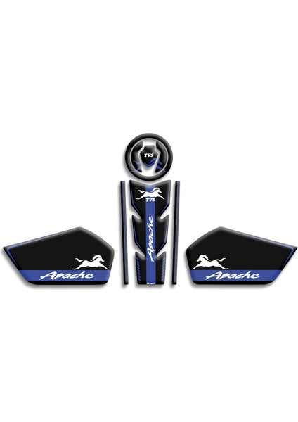 Motosıklet Tank Pad Tvs Apache Uyumlu Model 06