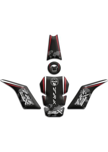 Motosıklet Tank Pad Benelli Trk 502 (2017/2024) 01