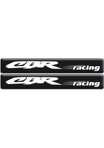 Cbr Racing 3D Kabartmalı 2 Li Damla Sticker 1