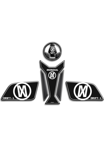 Motosıklet Tank Pad Mondıal Drift L 125 Uyumlu Model 02