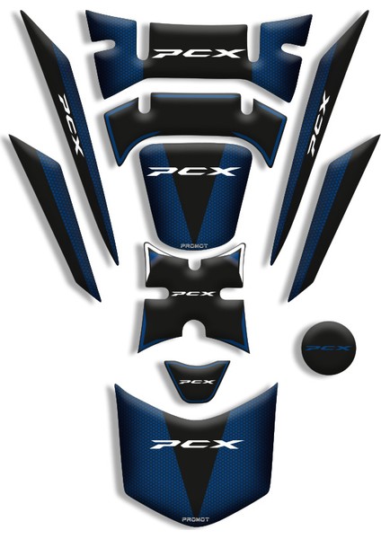 Motosıklet Tank Pad Honda Pcx (2018/2020) Uyumlu 04