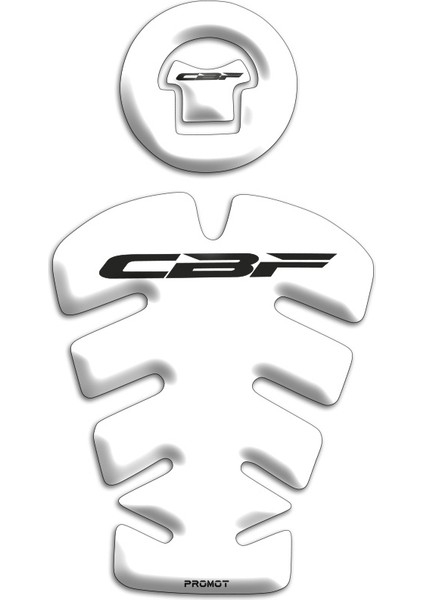 Motosıklet Tank Pad Honda Cbf Tank Pad Set (2007/2018) Uyumlu 05