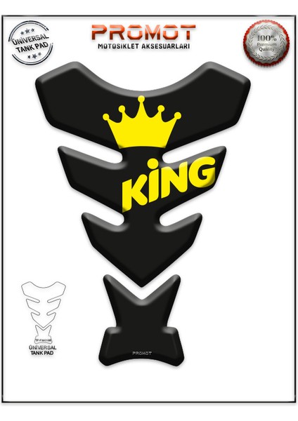Motosıklet Tank Pad Her Motora Uyumlu Tank Pad 168