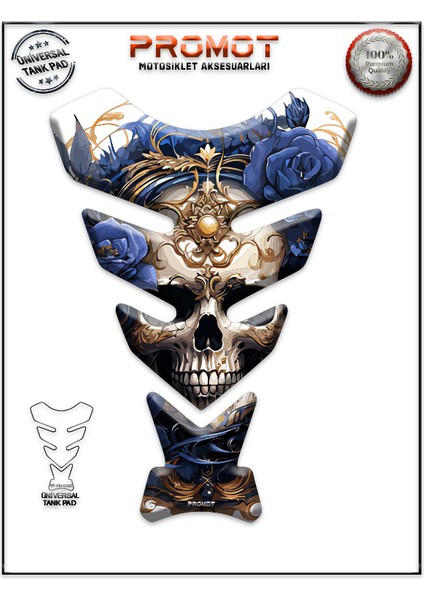 Motosıklet Tank Pad Her Motora Uyumlu Tank Pad 282