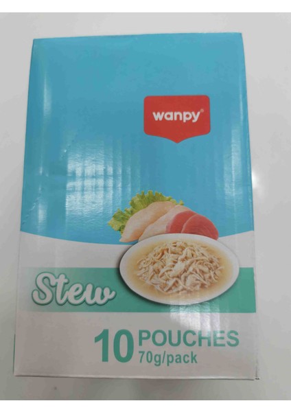 70GR Pouch Ton Balıklı Tavuklu Yaş Kedi Maması 10 Adet fırsatları
