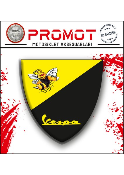 Vespa 3D Sperlik Sticker 1