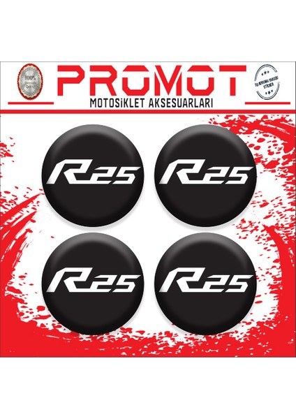 Yamaha R25 Koruma Takozu Logosu 3