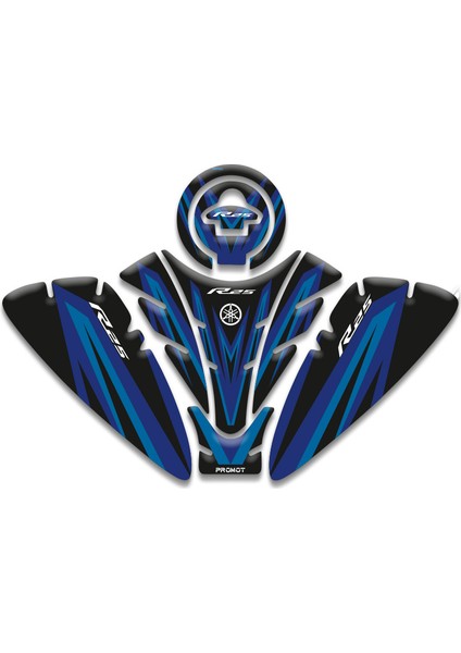 Motosıklet Tank Pad Yamaha R25 (2019/2024) Uyumlu Model 07