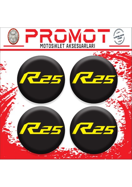 Yamaha R25 Koruma Takozu Logosu 2