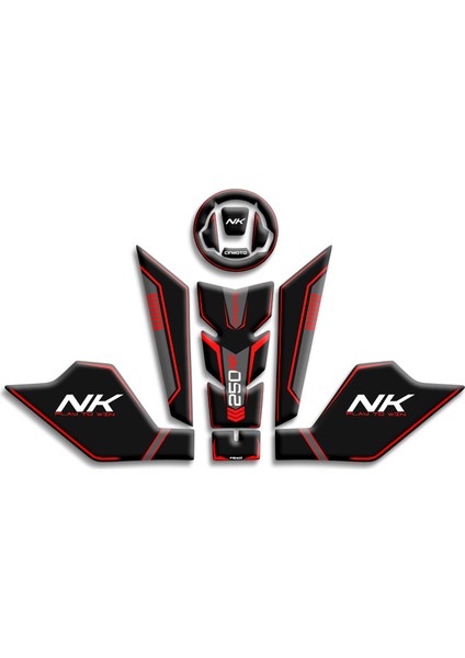 Motosıklet Tank Pad Cf Moto 250 Nk 2023/2024) Uyumlu 03