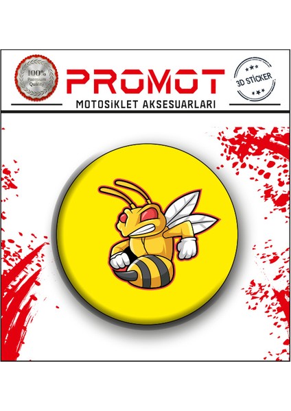 Vespa 3D Damla Logo Sticker 5cm 4