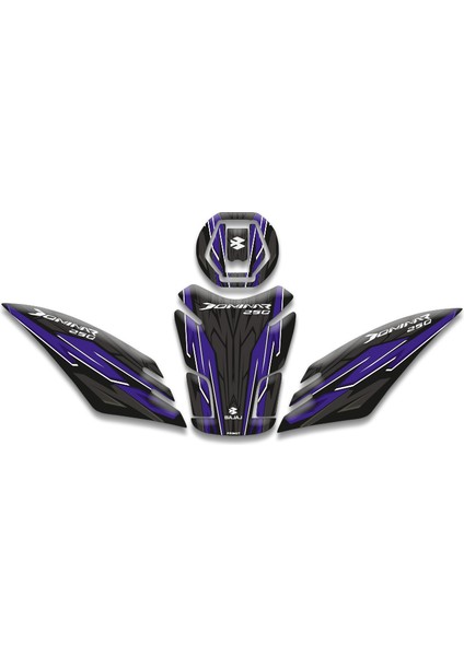 Motosıklet Tank Pad Bajaj Dominar 250 (2020/2024) Uyumlu Model 05