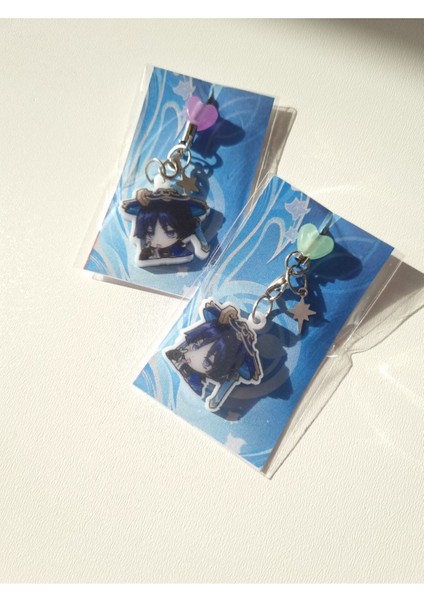 Genshin Impact Wanderer Çanta Süsü/telefon Charmı (1 Adet)