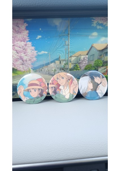 Ghibli Çanta Süsü/rozet Seti