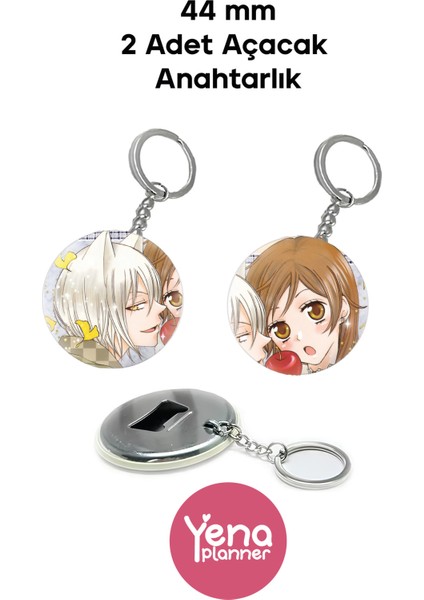 Kamisama Kiss Çanta Süsü / Rozet Seti / Açacak Anahtarlık