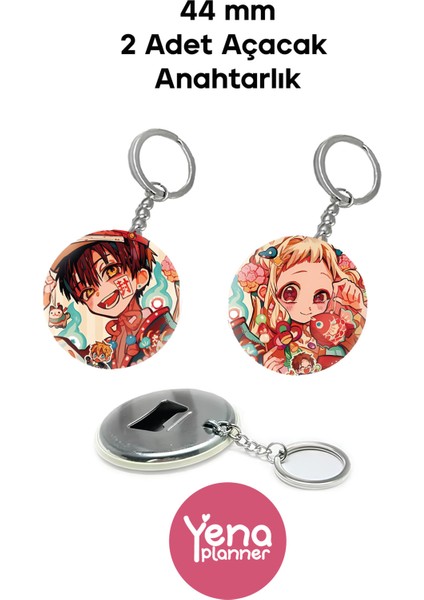 Toilet Bound Hanako-Kun Çanta Süsü / Rozet Seti / Açacak Anahtarlık