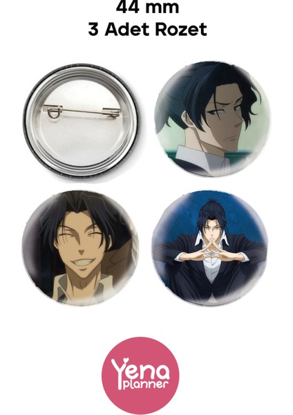 Moriarty The Patriot Çanta Süsü / Rozet Seti / Açacak Anahtarlık