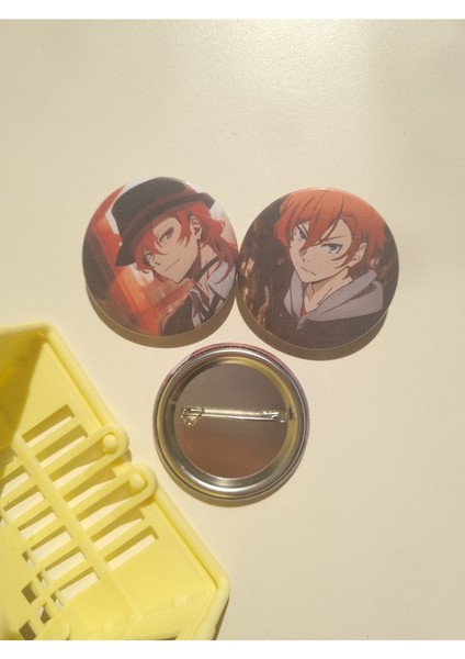 Bungou Stray Dogs Chuuya Çanta Süsü/rozet Seti fiyatları