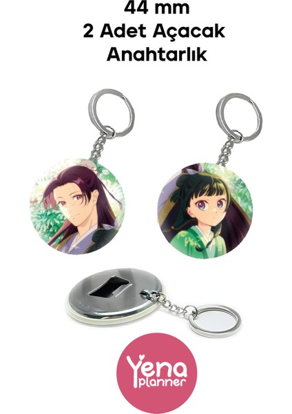 The Apothecary Diaries , Kusuriya No Hitorigoto Çanta Süsü / Rozet Seti / Açacak Anahtarlık